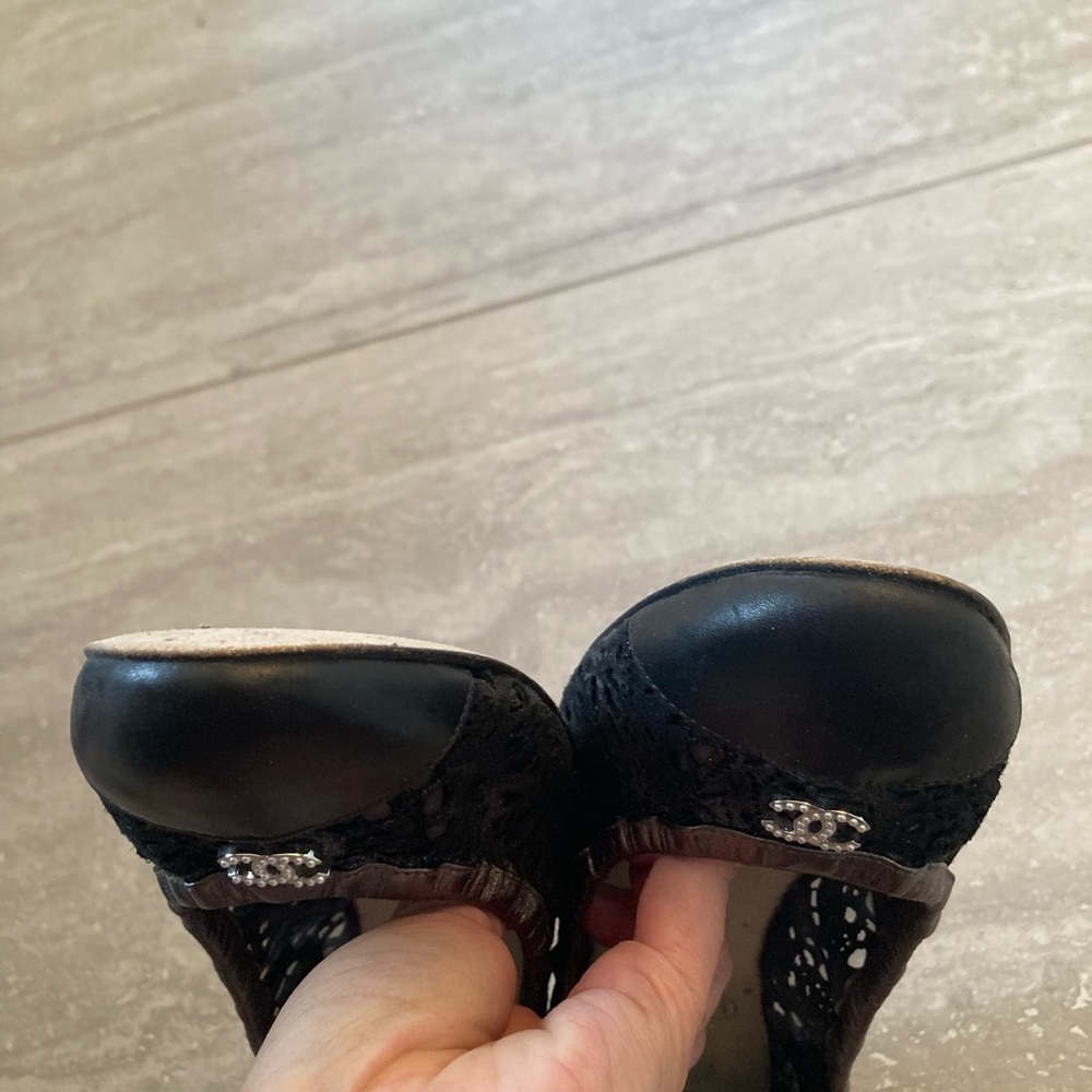 Chanel ballet flats pearl 39 1/2 - Picture 5 of 5
